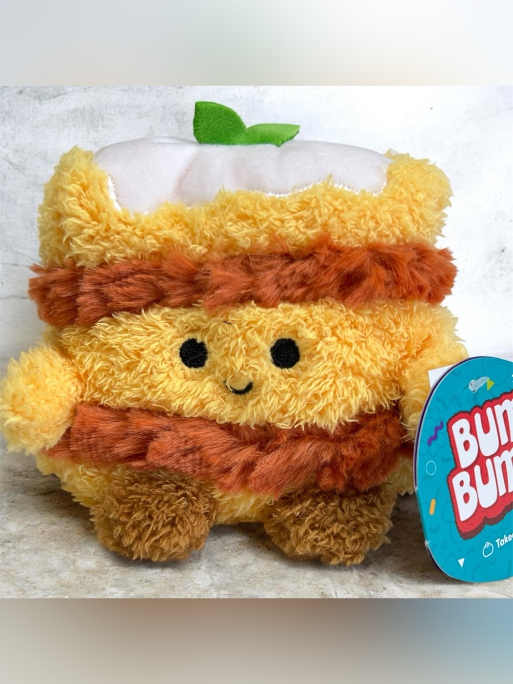 Bum Bumz Laura lasagna takeout bumz plush 5” new
